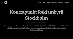 Desktop Screenshot of kontrapunkt.se